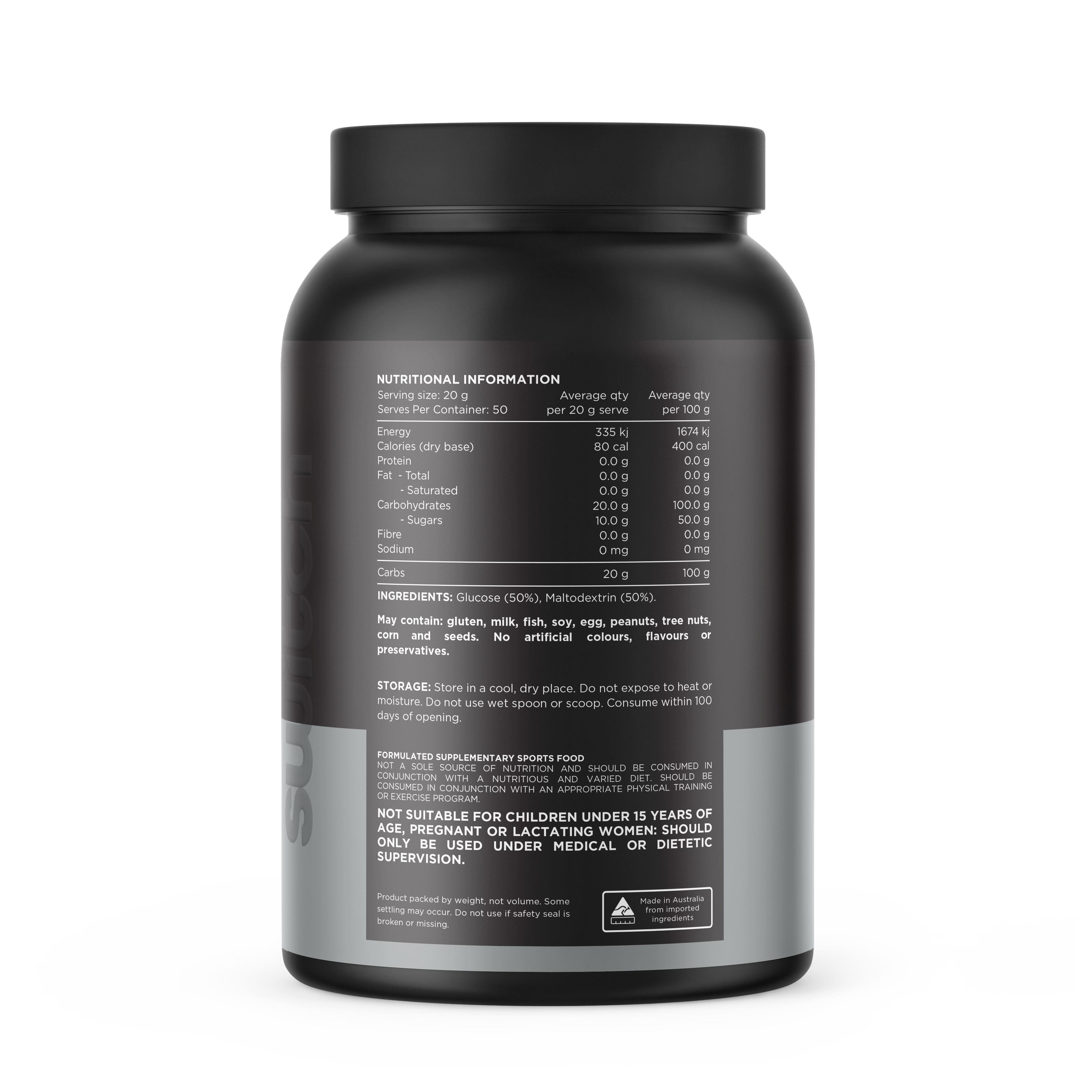 Switch carbs 50 serves by Switch nutrition
