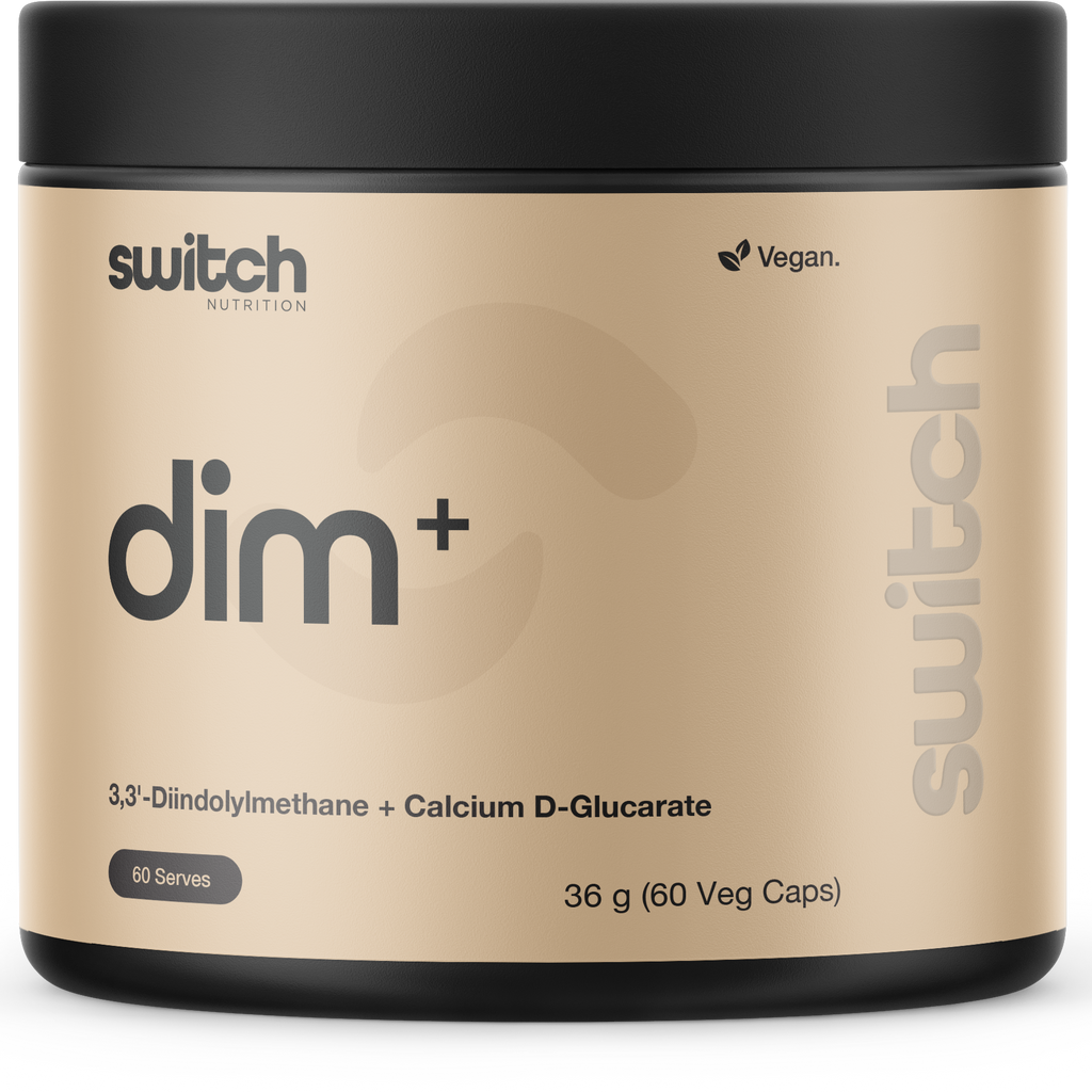 Switch nutrition dim diindolylmethane capsules by Switch nutrition