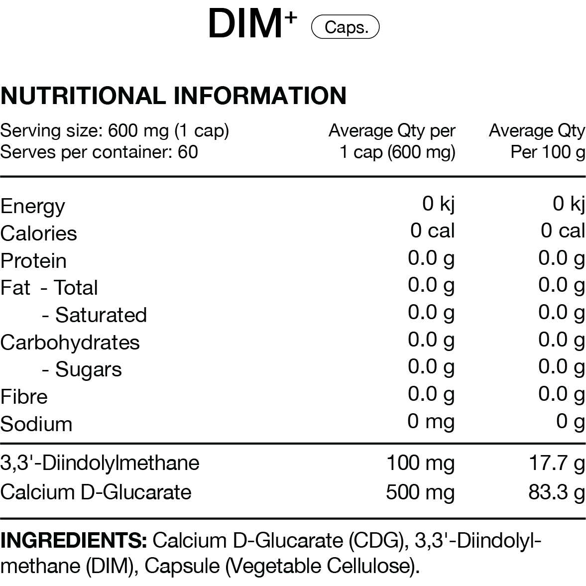 Switch nutrition dim diindolylmethane capsules by Switch nutrition