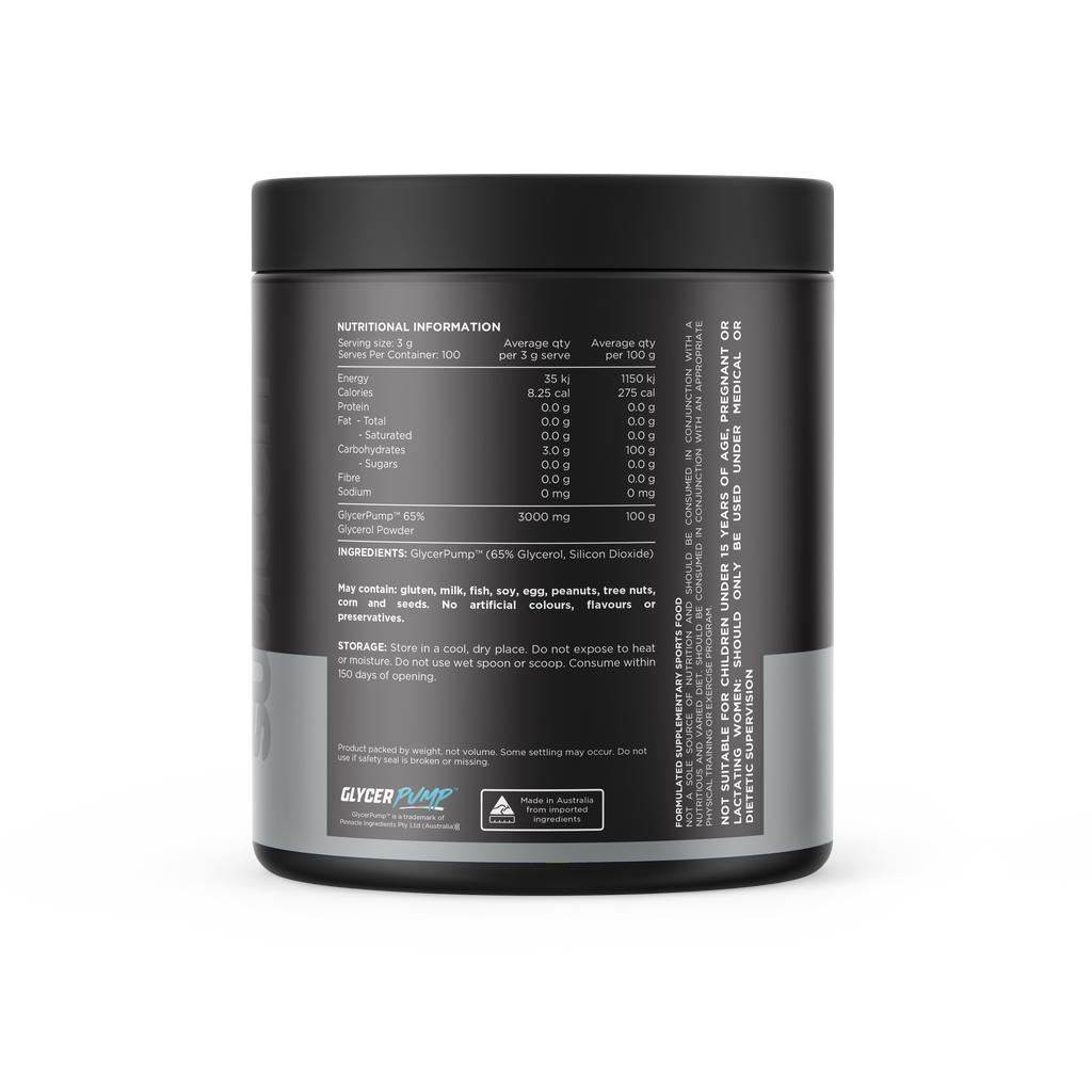 Switch nutrition glycerol powder 65% 100 serves by Switch nutrition