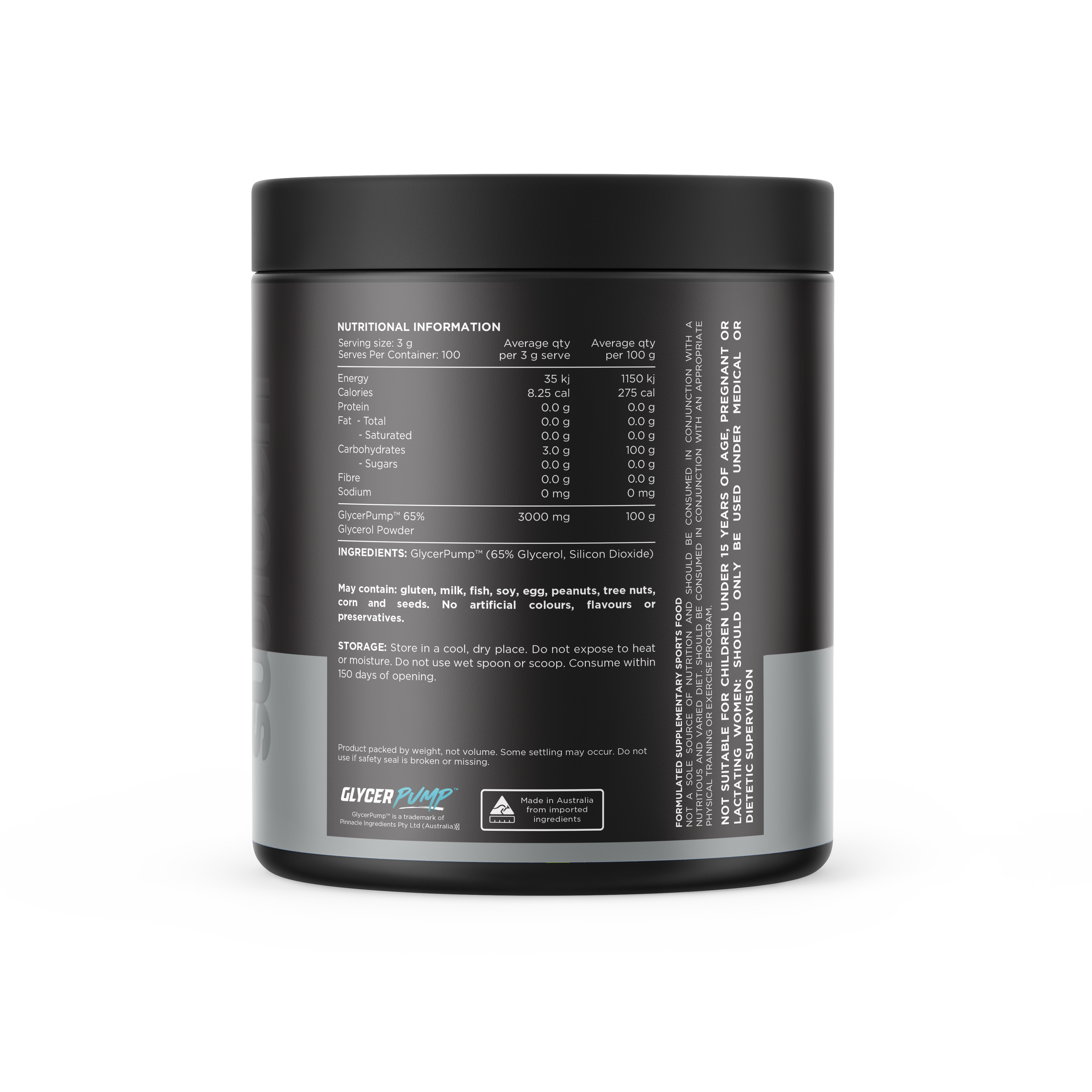 Switch nutrition glycerol powder 65% 100 serves by Switch nutrition