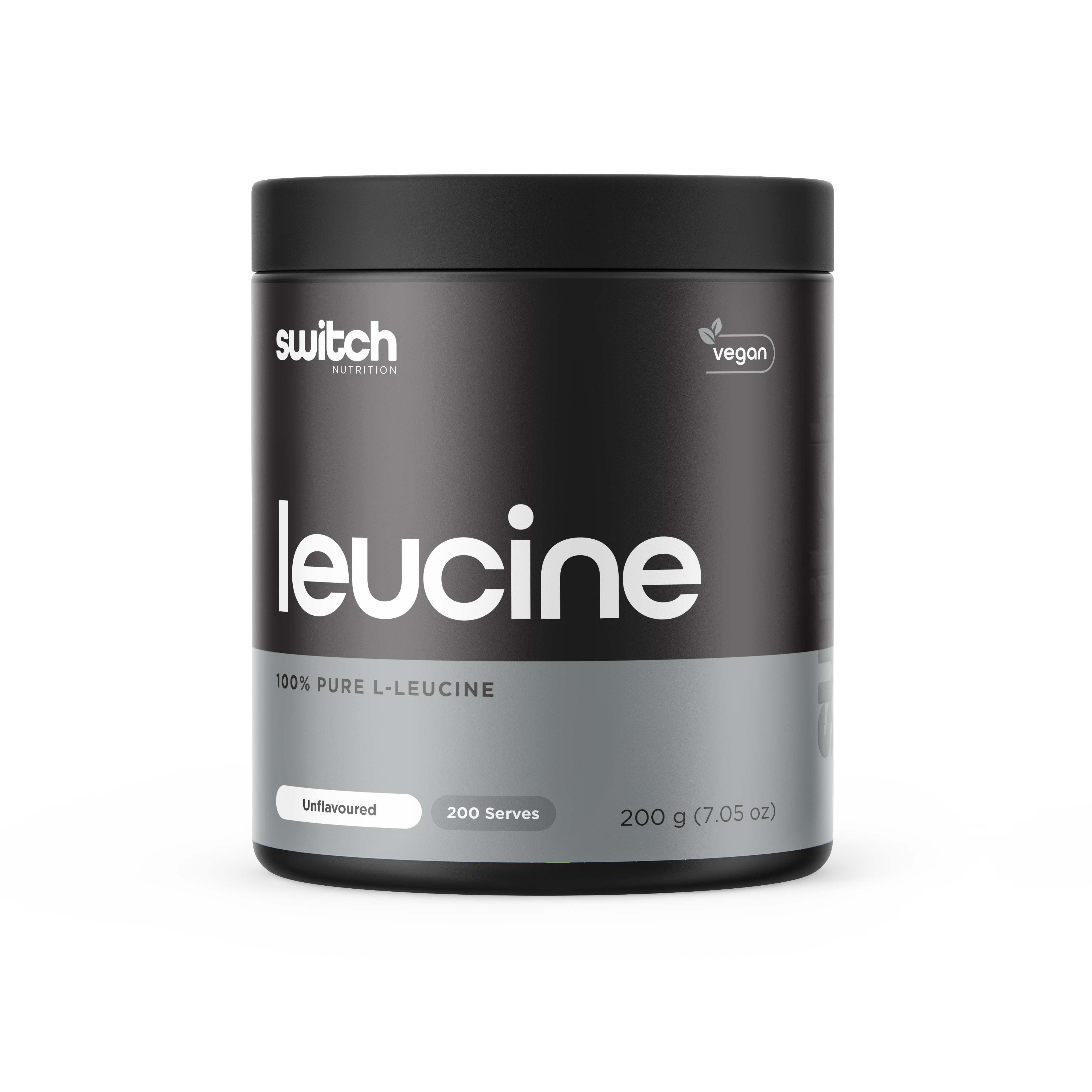 Switch Nutrition Leucine 100% Pure L-Leucine Powder 200 g by Switch nutrition