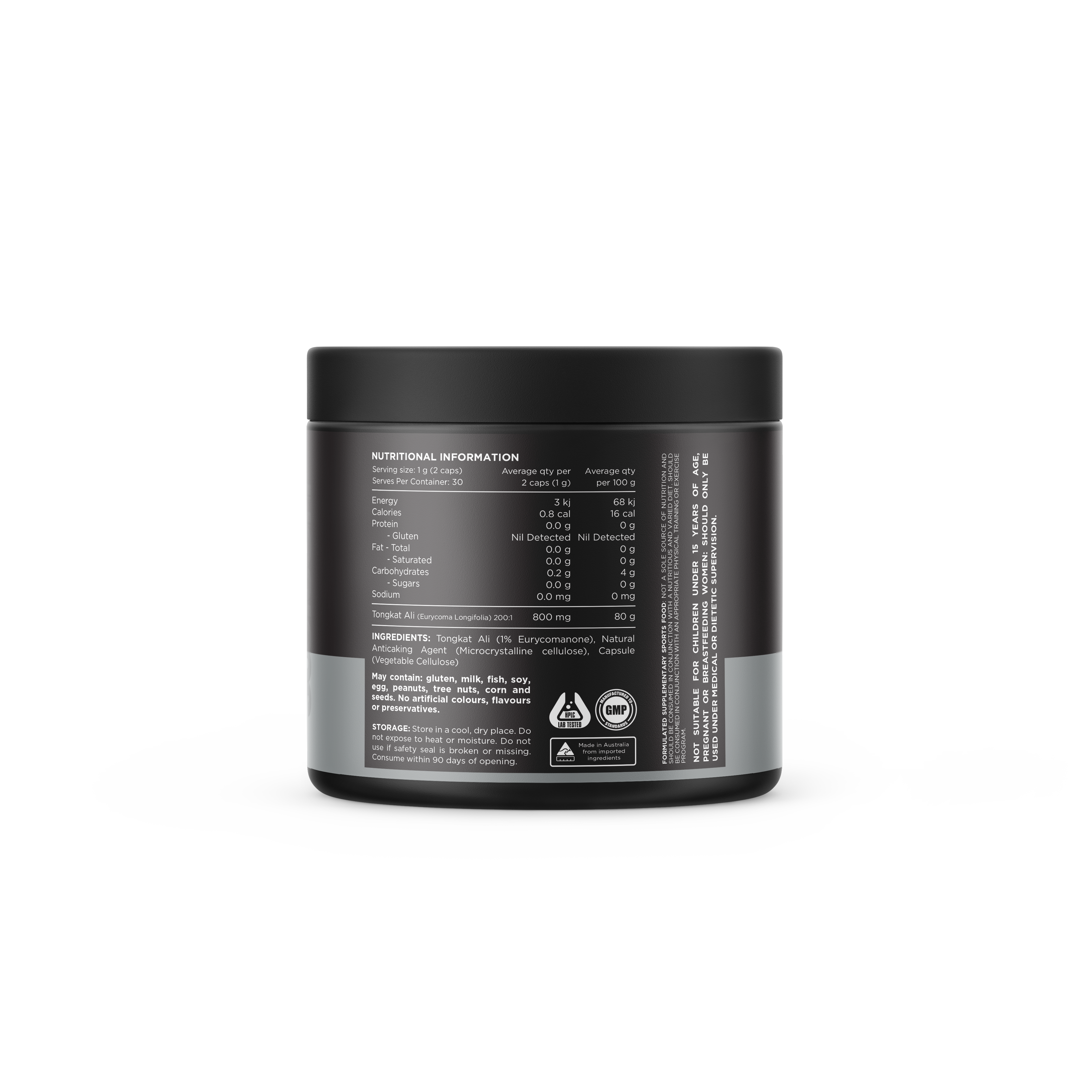 Switch nutrition tongkat ali capsules by Switch nutrition