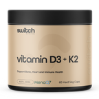 Switch nutrition vitamin d3 k2 capsule 60 capsules by Switch nutrition