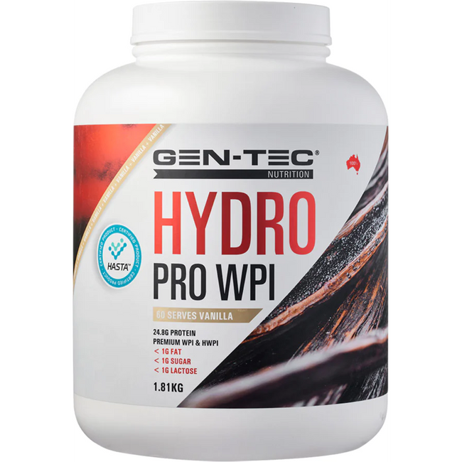 Gentec Hydro Pro Wpi Powder 1.81 Kg 60 Servings