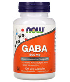 Gaba 500mg By Now Foods