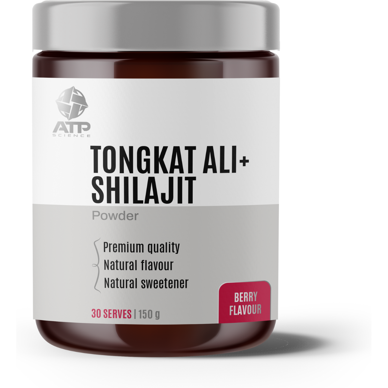 Tongkat ali shilajit powder berry flavour 200:1 15:1 by ATP SCIENCE