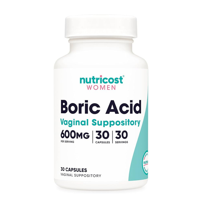 Boric Acid, Vaginal Suppository By Nutricost