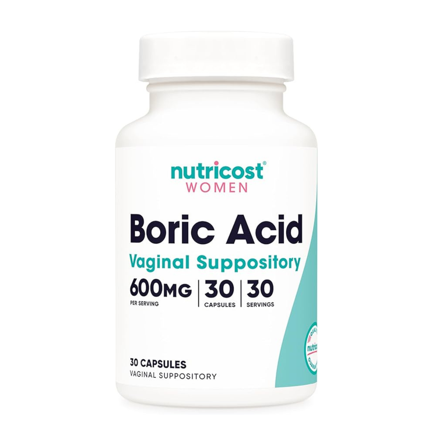 Boric Acid, Vaginal Suppository By Nutricost