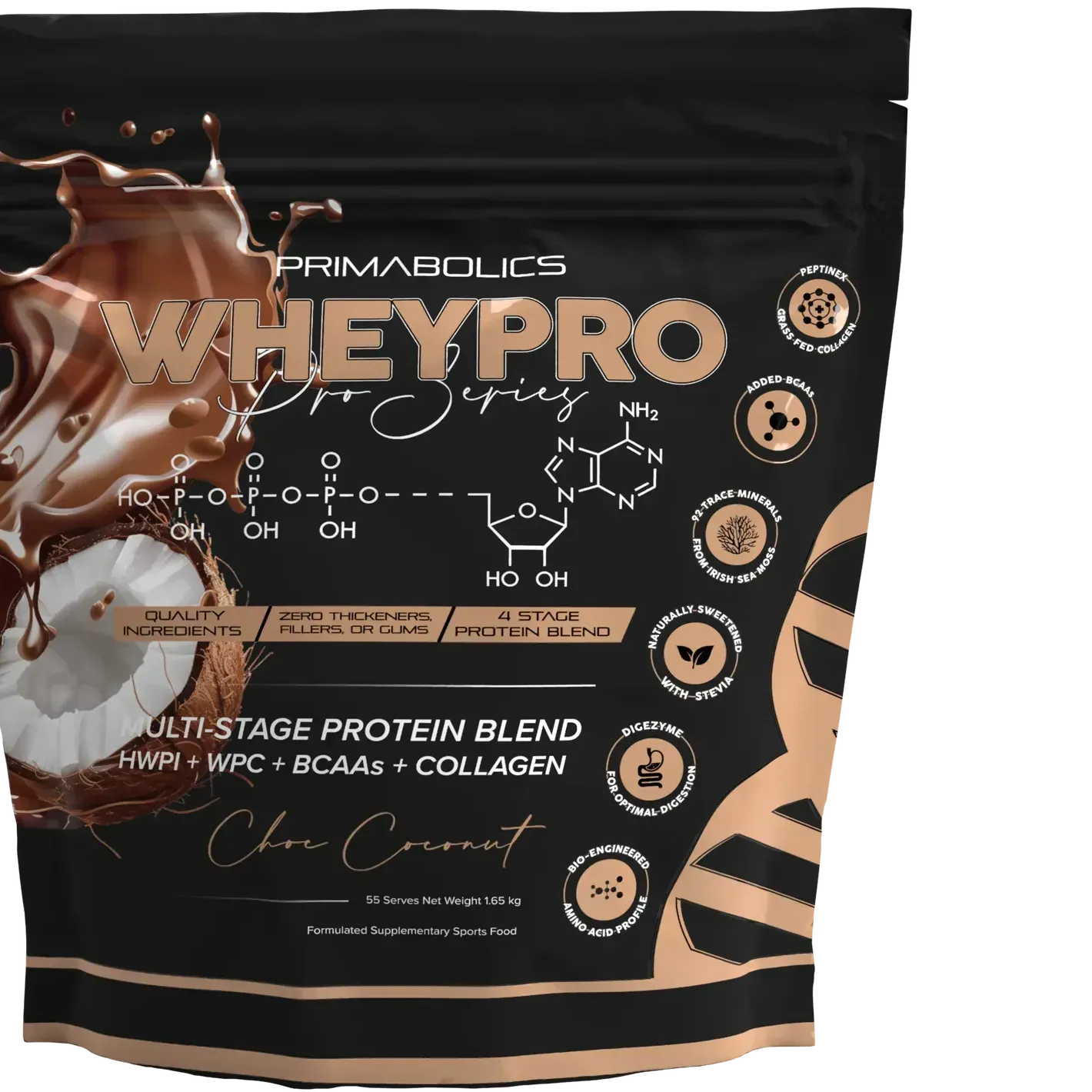 Primabolics whey pro protein dairy-based protein powder by Primabolics