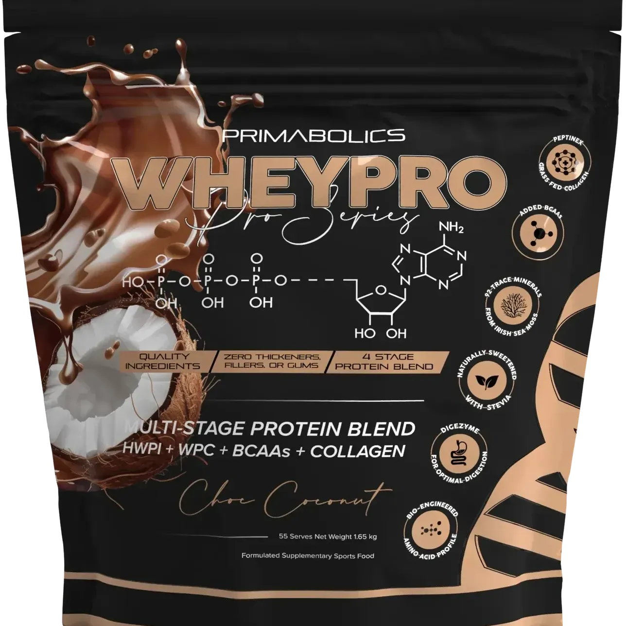 Primabolics whey pro protein dairy-based protein powder by Primabolics