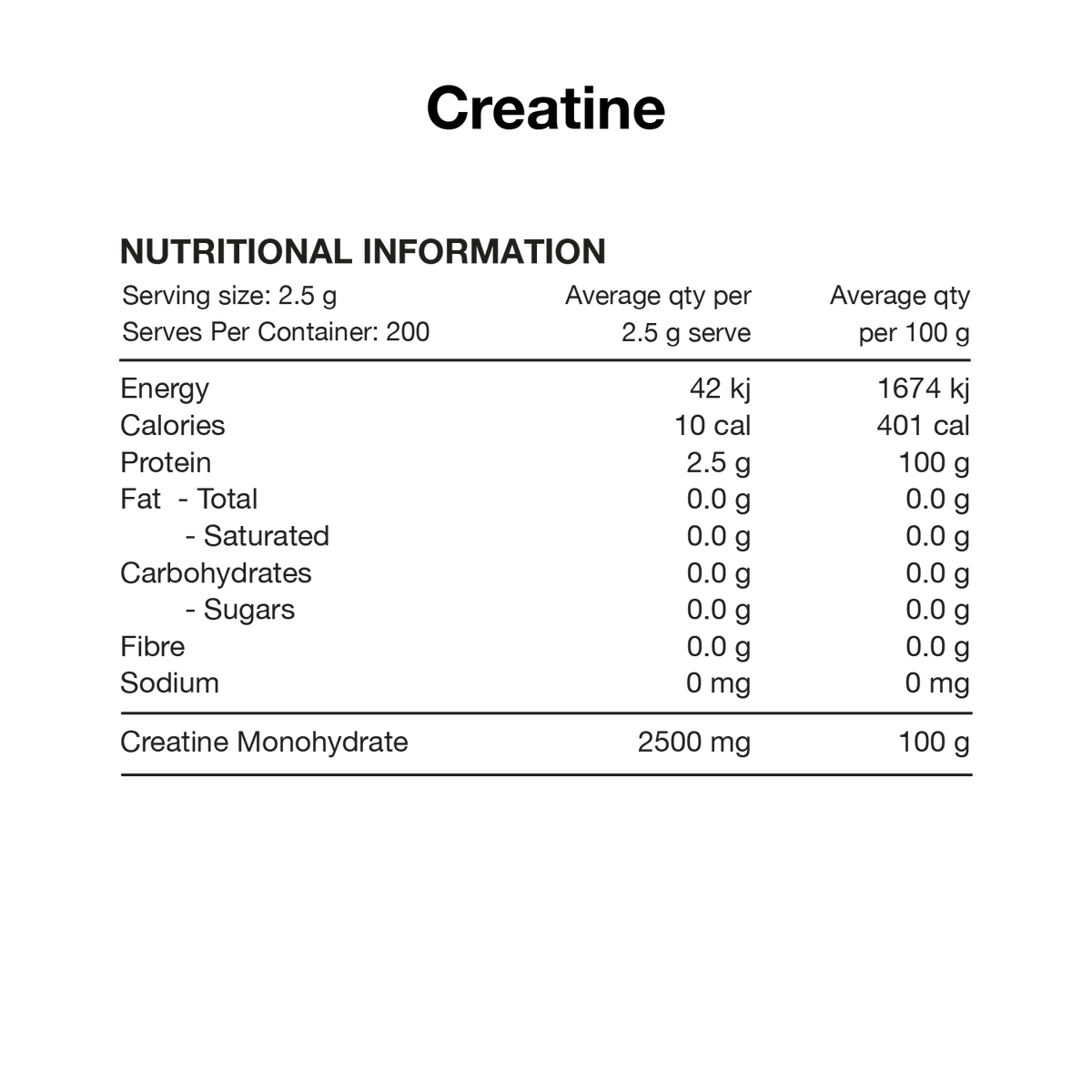 Switch Nutrition Creatine Monohydrate Powder by Switch nutrition