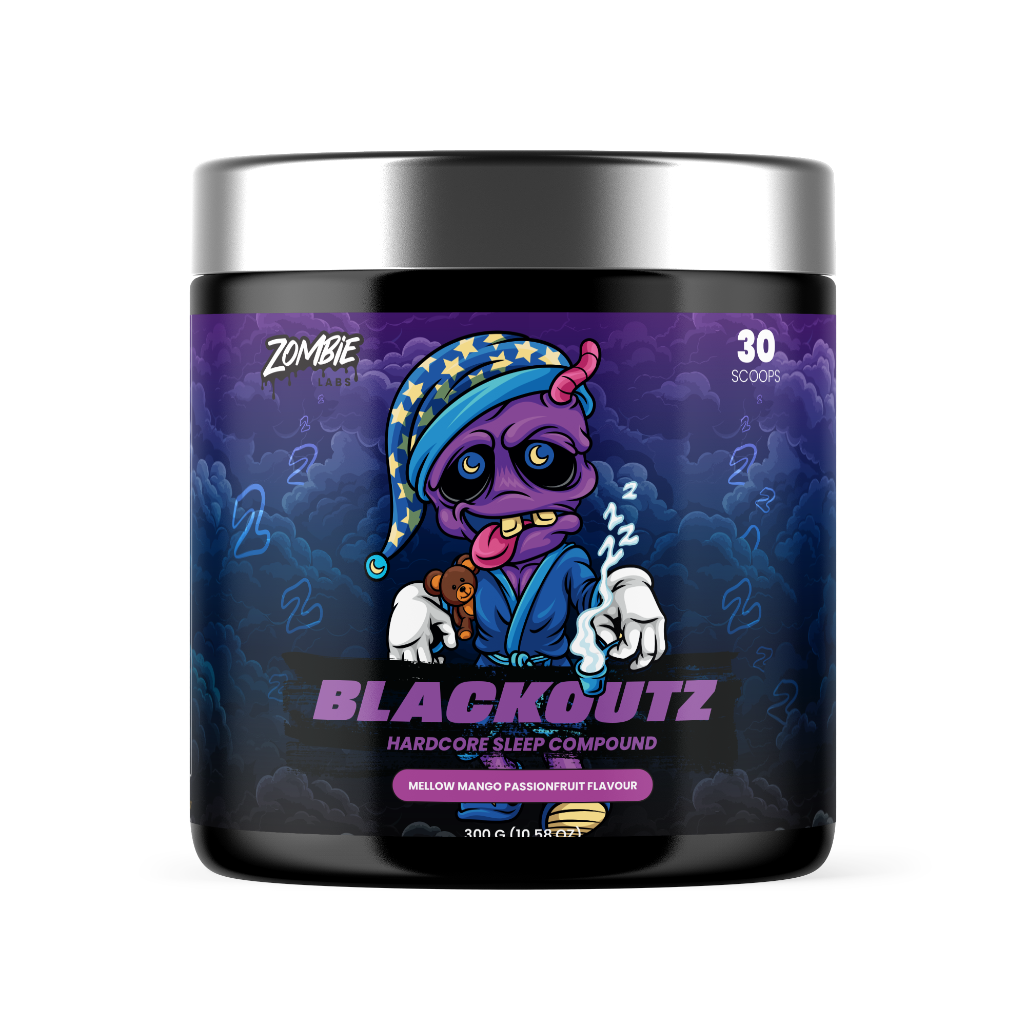 Zombie Labs Blackout Sleep Shield Sleep Mask Light Blocking Night Rest And Deep Sleep by Zombie Labs