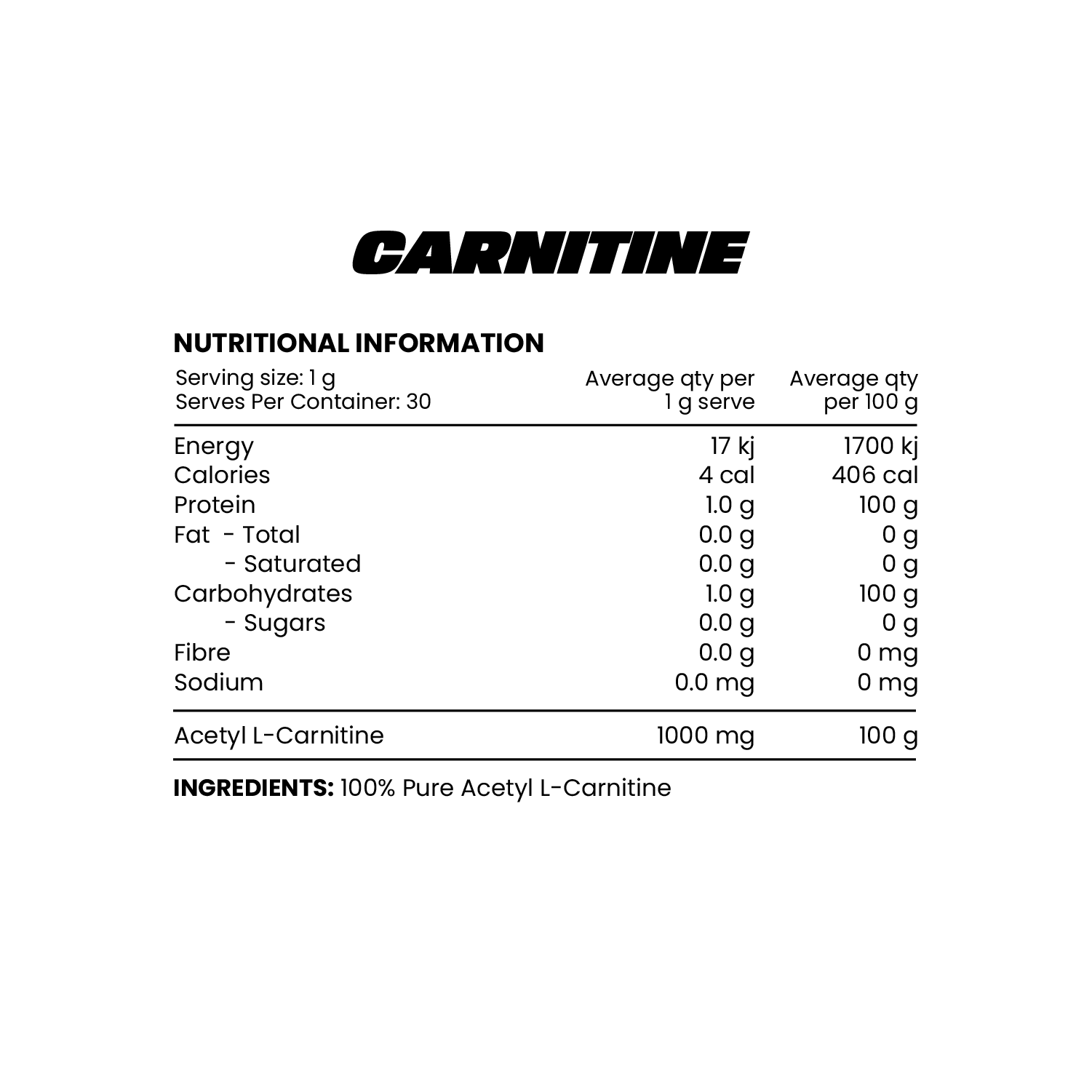 Zombie labs carnitine supplement by Zombie Labs