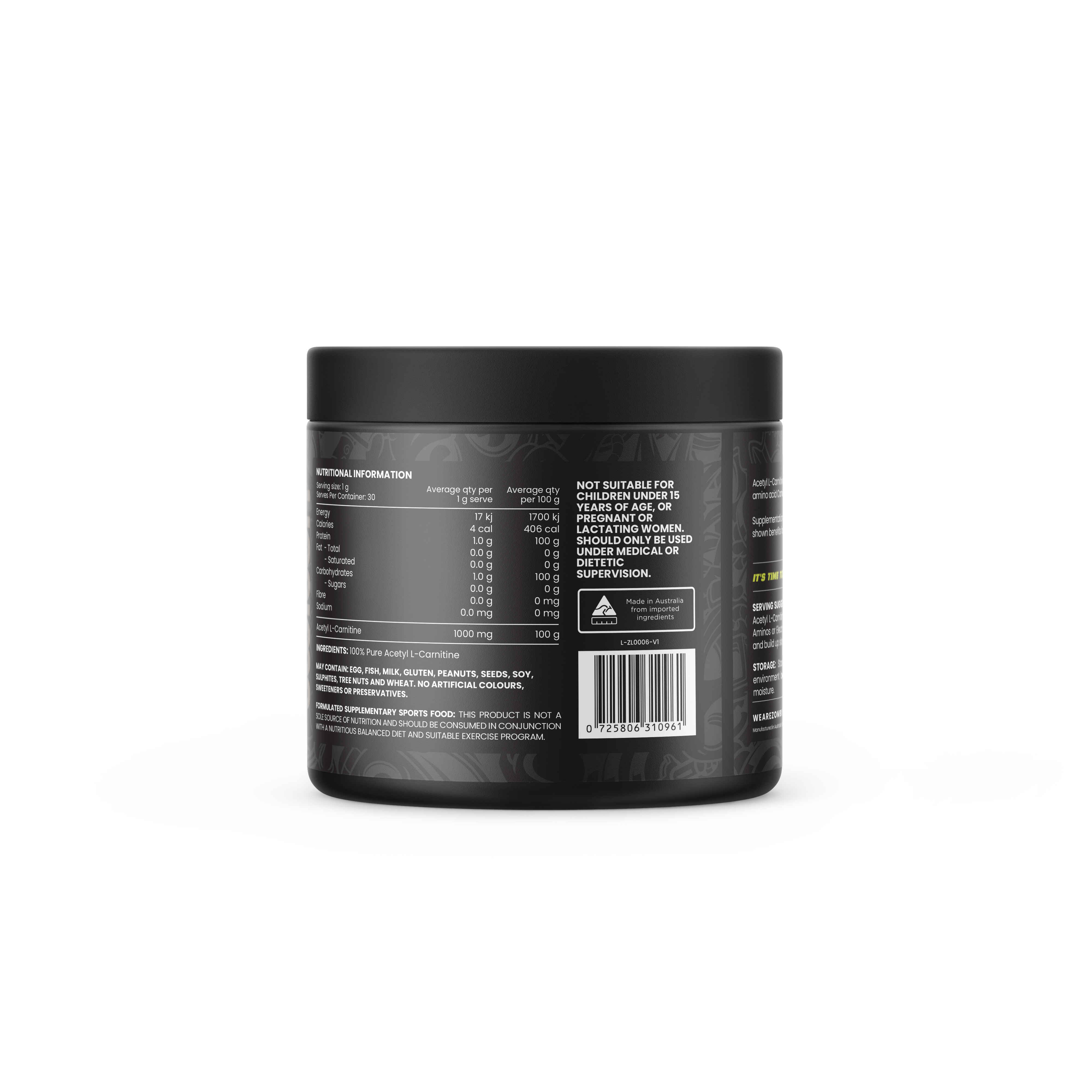 Zombie labs carnitine supplement by Zombie Labs