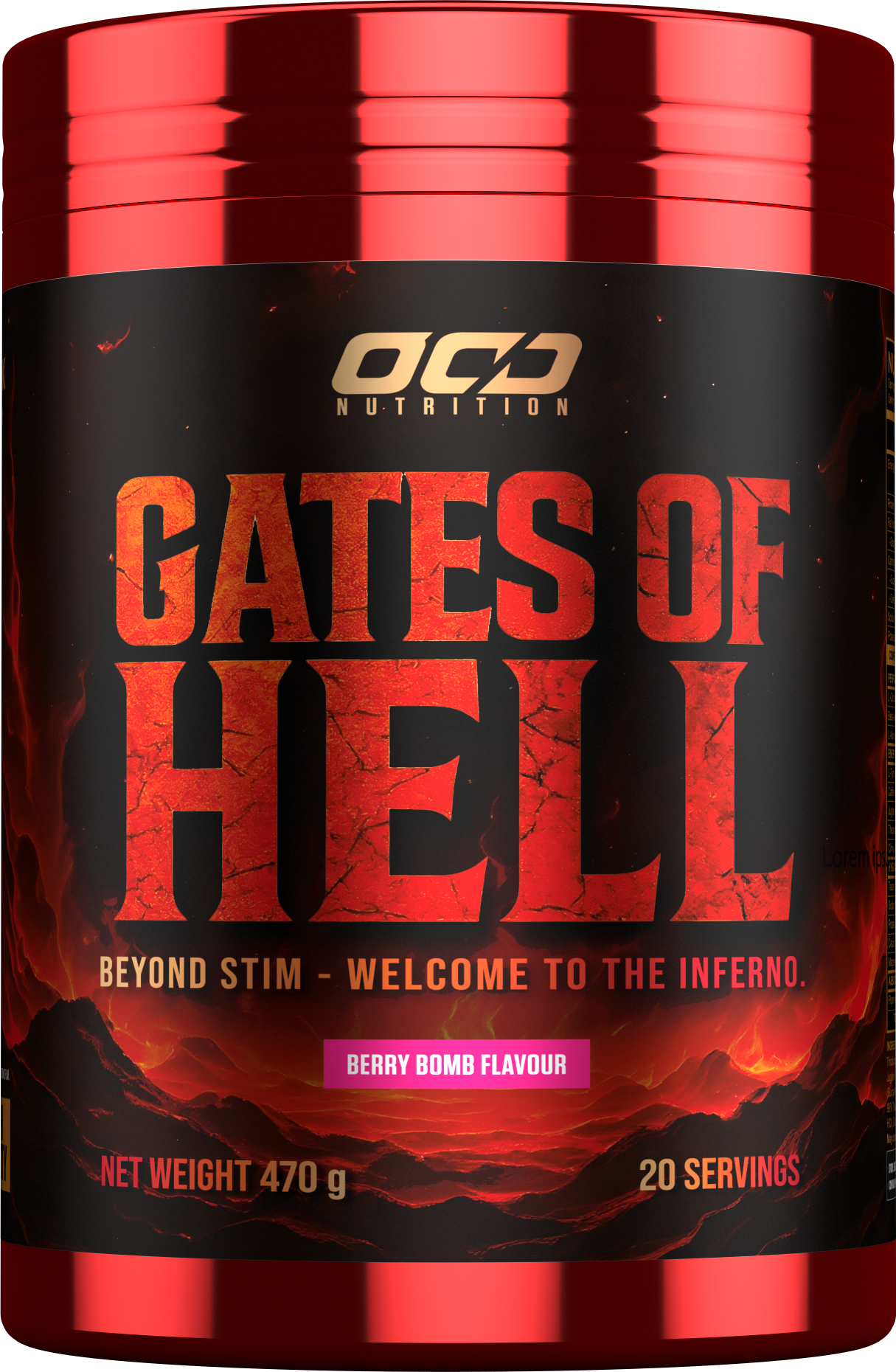 OCD Nutrition Gates of Hell pre workout by OCD