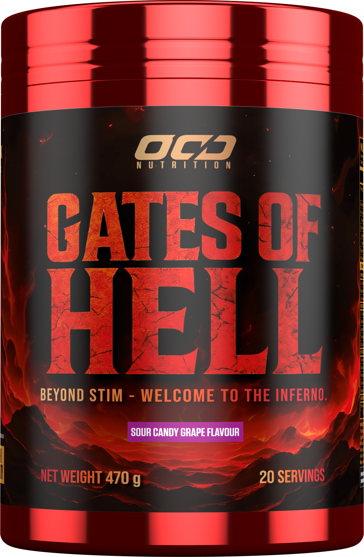 OCD Nutrition Gates of Hell pre workout by OCD