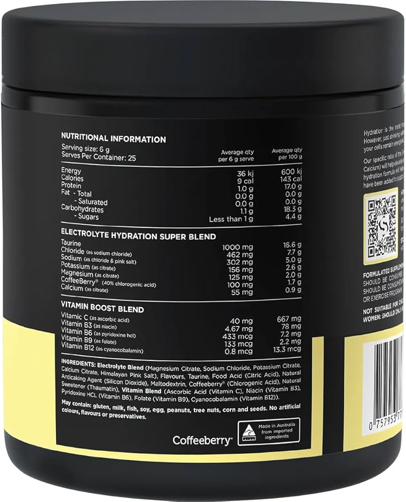 Hydrate Electrolytes + carbs 20 Switch Nutrition by Switch nutrition