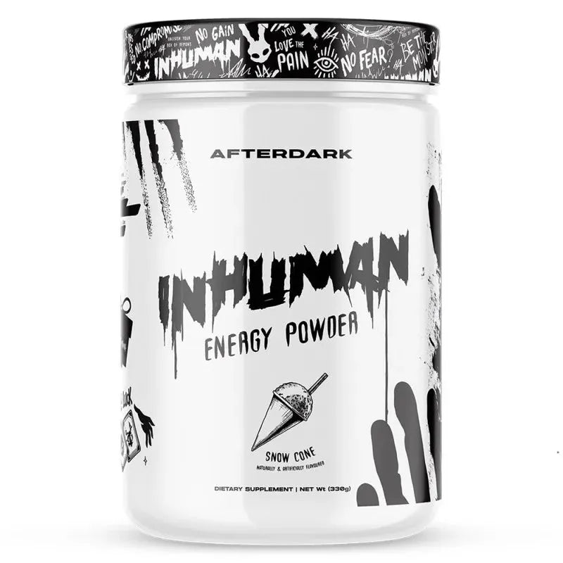 Inhuman pre-workout energy powder 20 servings by Afterdark