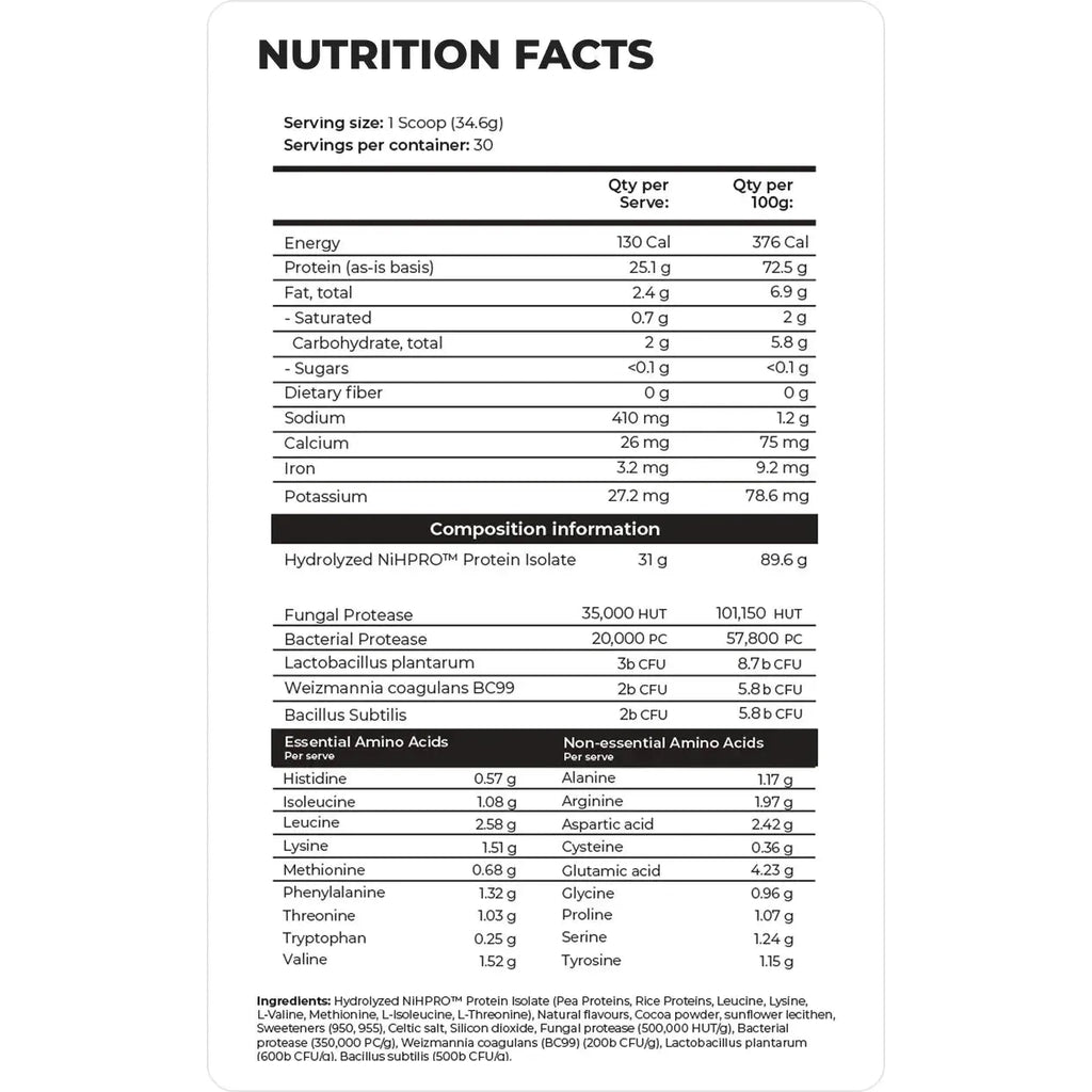 Dayone hydrolysed protein isolate by Not specified
